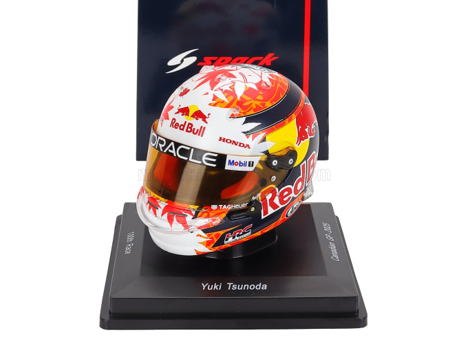 BELL HELMET Casco Helmet F1 Yuki Tsunoda Team Oracle Red Bull Racing №22 Canada Gp (100th Gp) (2025), White Gold