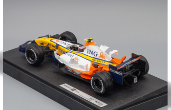 RENAULT F1 Team R27 Heikki Kovalainen, white / yellow / orange / dark blue