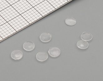 Комплект линз для фар (с рифлением) ФГ119 (3,5 мм), 8 шт