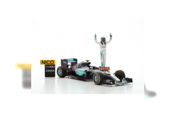 MERCEDES-BENZ F1 W07 Hybrid #6 2nd Abu Dhabi GP 2016 Nico Rosberg - World Champion 2016