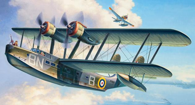 Сборная модель Cамолет Supermarine Stranraer, ВВС Великобритании