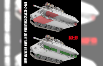 Сборная модель M551 Light Tank SHERIDAN Vietnam War
