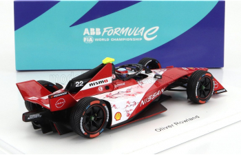 NISSAN Formula-e E-4orce 04 Team Nissan №22 Season 2023-2024 Oliver Rowland, Red White