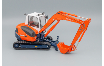 Экскаватор Kubota KX080-3, red / white