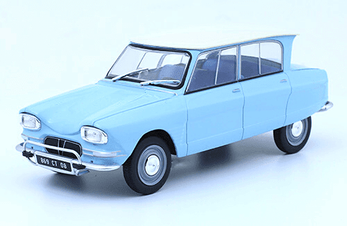 CITROEN Ami 6 1961, Auto Vintage, blue / white