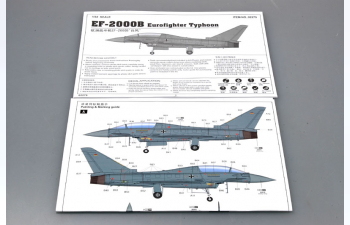 Сборная модель Европейский многоцелевой истребитель Eurofighter Typhoon EF-2000B