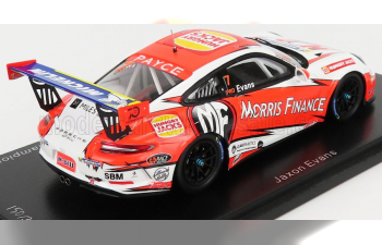 PORSCHE 911 991 Gt3 N7 Porsche Carrera Cup Australian Champion (2018) J.Evans, White Orange