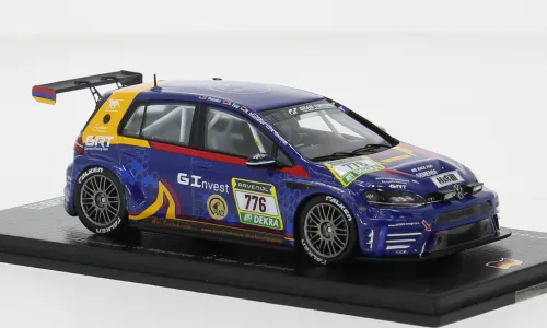 VOLKSWAGEN Golf Gti Tcr Team Goroyan Rt №776 24h Nurburgring (2024) A.Goroyan - R.Mavlanov - S.Epp - J.Primke, Blue Yellow Red