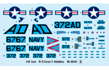 Сборная модель Самолет ТA-7С Corsair II