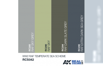 Набор реалистичных красок WW2 RAF / FAA TEMPERATE SEA SCHEME