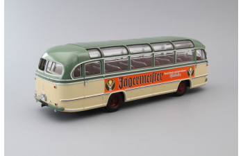 MERCEDES-BENZ O 321 H Bus Jagermeister, green / light green / orange