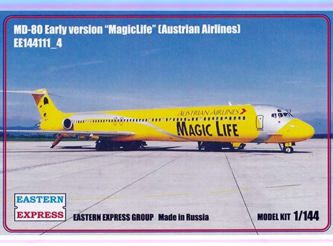 Сборная модель Пассажирский самолет McDonnell Douglas MD-80 ранний (Magic Life)