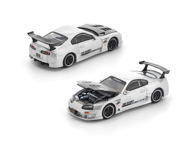 TOYOTA Top Secret GT300, supra silver