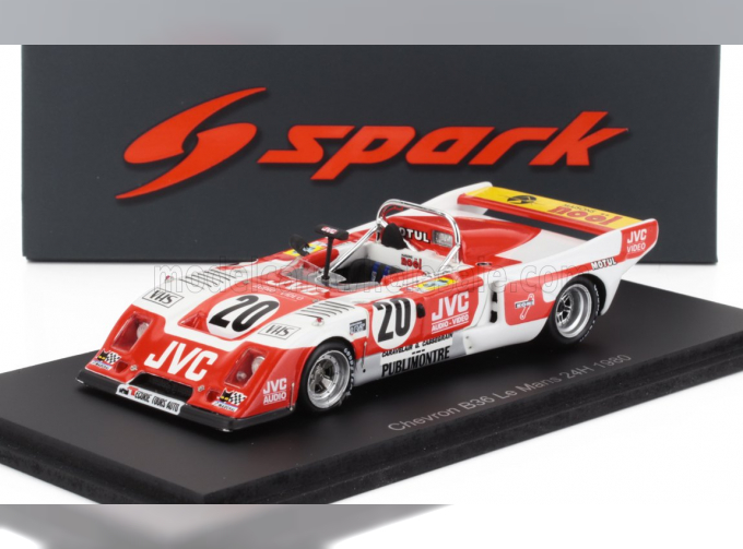 CHEVRON B36 2.0l S4 Team J.p.grand №20 24h Le Mans (1980) Yves Courage - Jean Philippe Grand, Red White