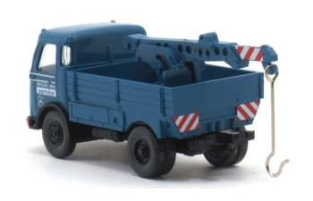 MERCEDES-BENZ LP Pullman эвакуатор "MERCEDES-BENZ service" (1960), лазурно-синий