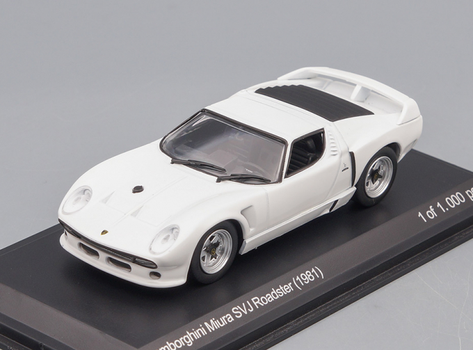 LAMBORGHINI Miura SV J Roadster 1981 White