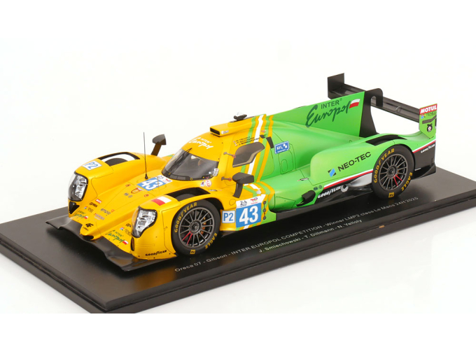 ORECA 07 №43 Gibson Winner LMP2 Class  24h Le Mans, Smiechowski/Dillmann/Yelloly (2025)