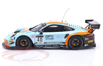 PORSCHE 911 GT3 R №40 24h Spa Romain Dumas, Louis Delétraz, Thomas Preining (2020)