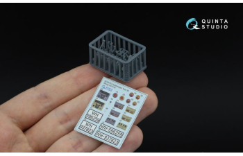 3D Декаль интерьера кабины Kubelwagen Type 82 (Meng VS-016) (с 3D-печатными деталями)