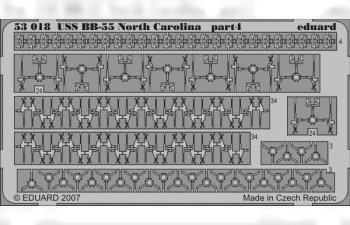 Фототравление для USS BB-55 North Carolina