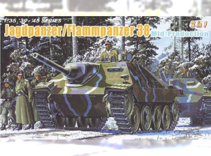 Сборная модель JAGDPANZER/FLAMMPANZER 38 MID PRODOUCTION