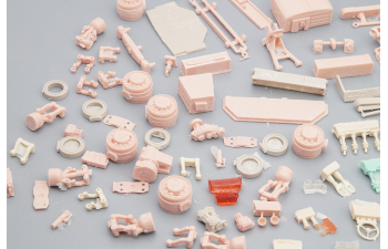 Сборная модель КЭТ-Т на базе Минский-537 (с открывающимися элементами)