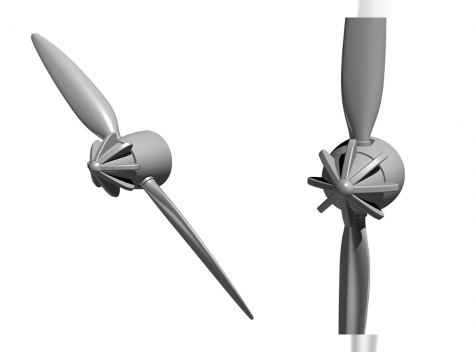 Fw 189A - Corrections Propellers for 1/72 ICM/MPM kits