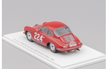 Porsche 356B T6 Carrera 2 #224 Monte Carlo Rally 1964 G. Klass - H. Wencher, red