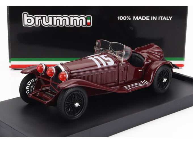 ALFA ROMEO 8C 2300 №115 Mille Miglia (1932) R.Caracciola- R.Bonini, dark red