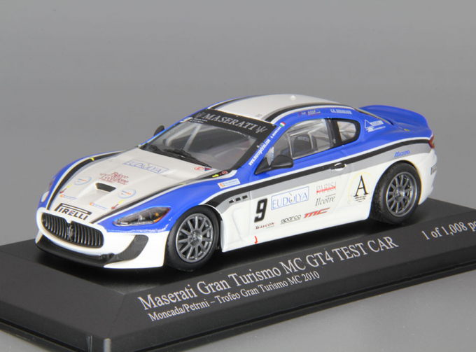 MASERATI GranTurismo MC GT4 Moncada / Petrini Trofeo Granturismo MC (2010), white / blue / grey