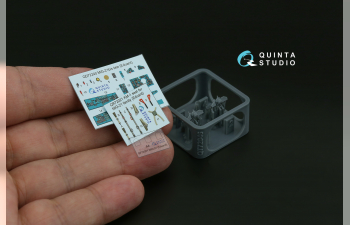 3D Декаль интерьера кабины МиГ-21БИС Поздний (с системой Полет-ОИ) (Eduard) (с 3D-печатными деталями)