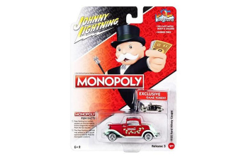 FORD Hiboy Coupe (1932) Monopoly с фигуркой, красный