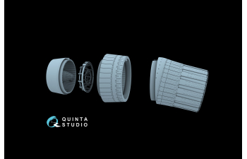 Сопла для выключенных двигателей для Суххой-30СМ (Звезда) (парковочное положение, опущенные)