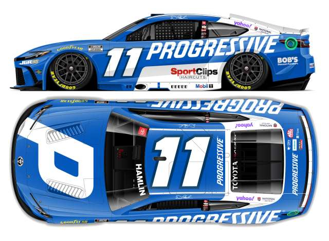 Toyota Camry XSE #11 Denny Hamlin *Progressive*, white/blue 2026