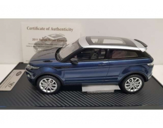 Range Rover Evoque 2011 3d синий металлик