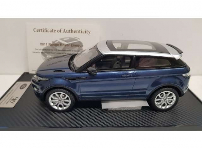 Range Rover Evoque 2011 3d синий металлик