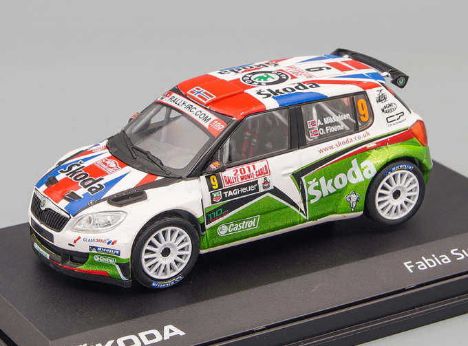 SKODA Fabia S2000 Rally Monte Carlo 2011 No.9