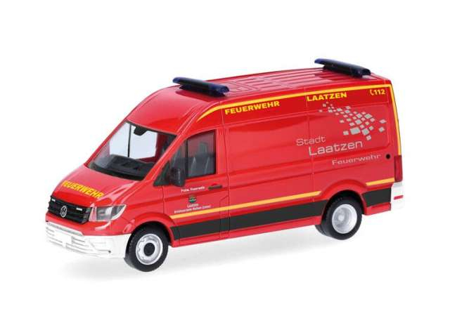 VOLKSWAGEN Crafter HD Freiwillige Fire Department Laatzen, red / yellow