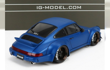 PORSCHE 911 964 Rwb Coupe 1990, Matt Blue