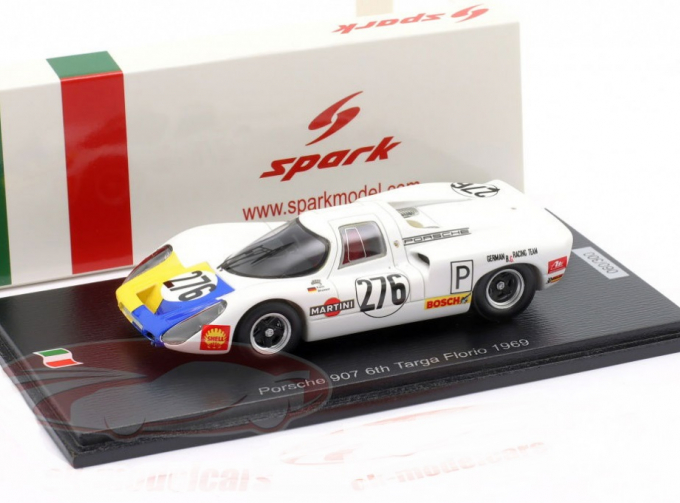 PORSCHE 907 №276 6th Targa Florio Gerhard Koch, Hans-Dieter Dechent (1969)