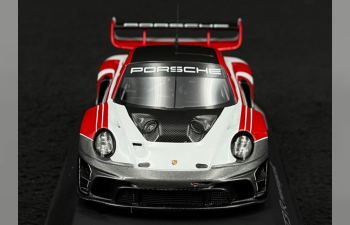 PORSCHE 911 992 Gt3 R №911 Racing Coupe (2023), White Grey Red