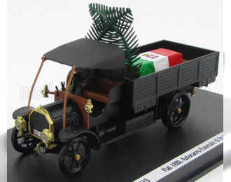 FIAT 18bl Truck Esercito Italiano - Carro Funebre - Hearse - Funeral Car - Funerale Di Stato (1915) - 100th Anniversary La Grande Guerra, Black