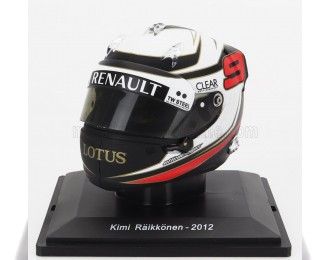 HELMET F1 Casco - Lotus E20 Team Renault N9 Season (2012) Kimi Raikkonen, White Red Black