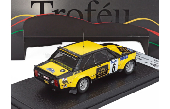 FIAT 131 Abarth №6 Rally Omloop Van Vlaanderen (1979) Mars Duez - Eddy Nys,  Yellow Black