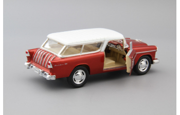 CHEVROLET Nomad (1955), red metallic / white