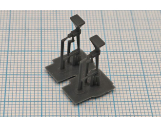 Рожки пневмосигнала закрытые, неокрашенные, комплект 2шт. (тип 2)