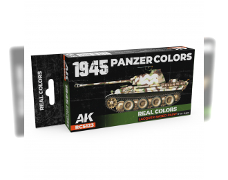 Набор лаковых красок цвета танков Panzer 1945 года / 1945 Panzer Colors