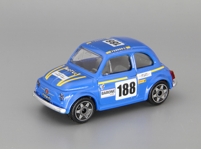 FIAT 500 #188, blue