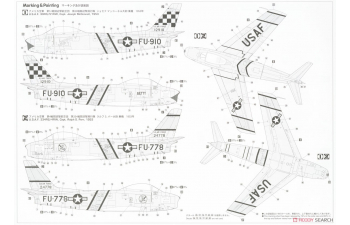 Сборная модель истребитель ВВС США F-86F SABRE (Ас Корейской войны) (Limited Edition)