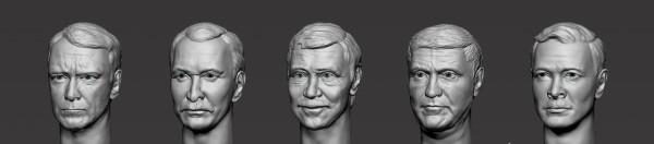 Головы (с волосами) №30